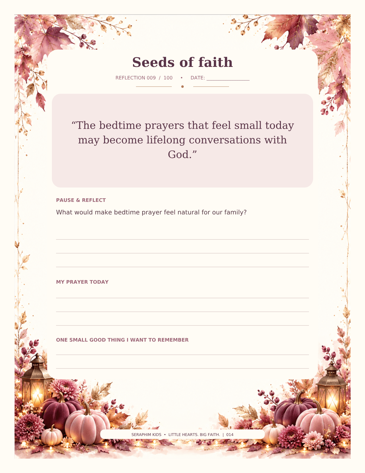 Rooted in Grace: Digital Journal sample page 2